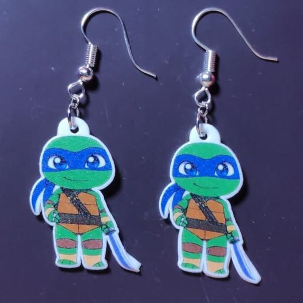 Teenage Mutant Ninja Turtles LEO Earrings or Charms